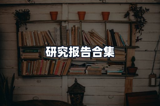研究报告合集